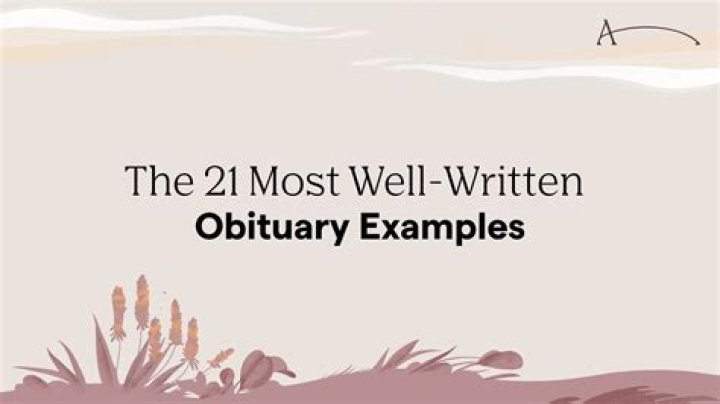 Articles for category: Obituary 1